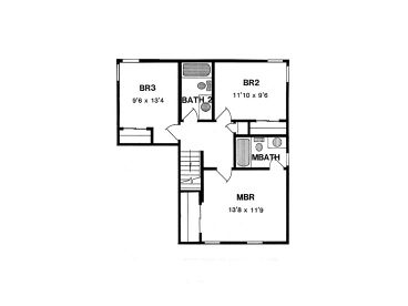 2nd Floor Plan, 014H-0029