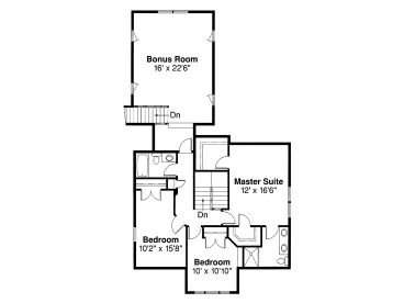 2nd Floor Plan, 051H-0027