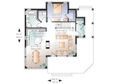 1st Floor Plan, 027H-0393