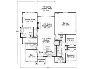 Floor Plan, 051H-0412