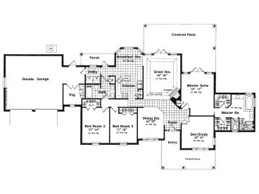 Floor Plan, 043H-0089