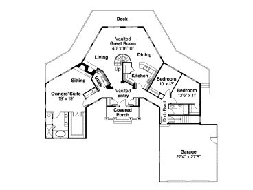 1st Floor Plan, 051H-0040