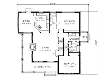 1st Floor Plan, 008H-0041