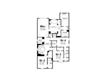 2nd Floor Plan, 031H-0218