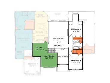 2nd Floor Plan, 059H-0027