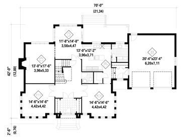 1st Floor Plan, 072H-0117