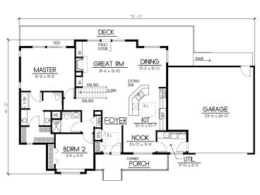 Floor Plan, 026H-0057
