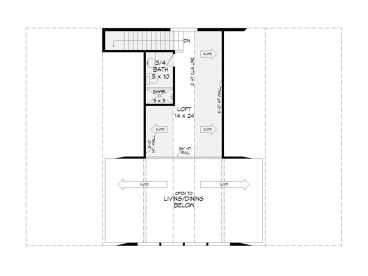 2nd Floor Plan, 062H-0335