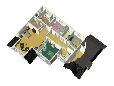 2nd Floor Plan, 072H-0130