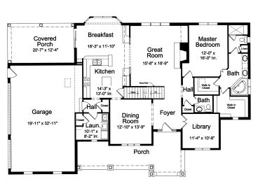 1st Floor Plan, 046H-0016
