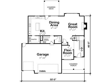 1st Floor Plan, 031H-0432