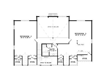 2nd Floor Plan, 025L-0035