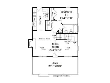 1st Floor Plan, 053H-0030
