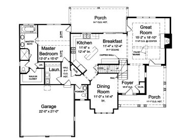 1st Floor Plan, 046H-0011
