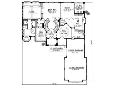 1st Floor Plan, 020H-0174