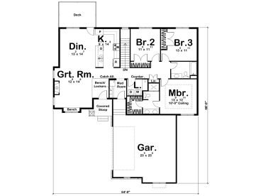 Floor Plan, 050H-0248