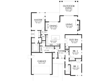 Floor Plan, 034H-0229
