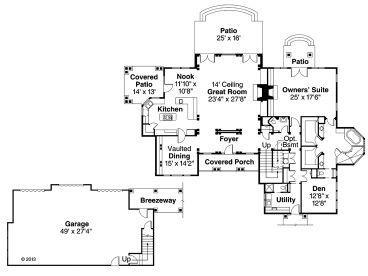 1st Floor Plan, 051H-0037