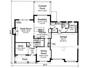 1st Floor Plan, 046H-0160