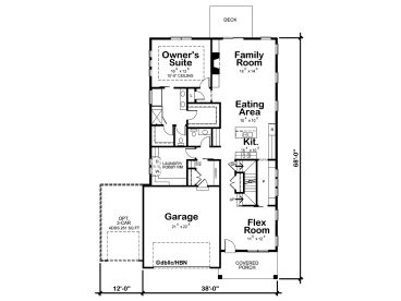 1st Floor Plan, 031H-0437