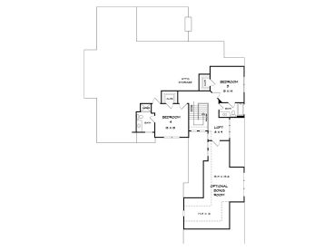 2nd Floor Plan, 019H-0150