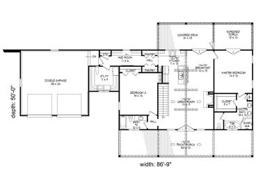Floor Plan, 062H-0139