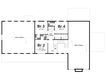 2nd Floor Plan, 050H-0519