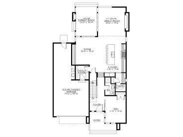 1st Floor Plan, 035H-0135