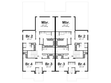 2nd Floor Plan, 050M-0014