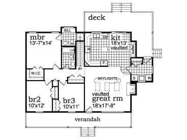 Floor Plan, 032H-0077