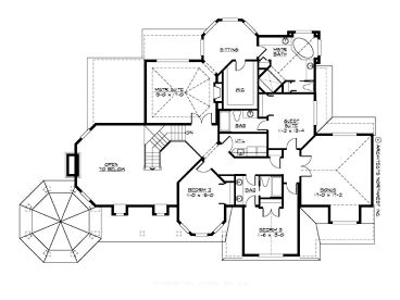 2nd Floor Plan, 035H-0063