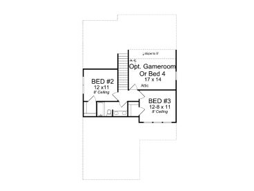2nd Floor Plan, 059H-0159