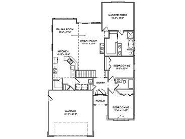 Floor Plan, 048H-0034