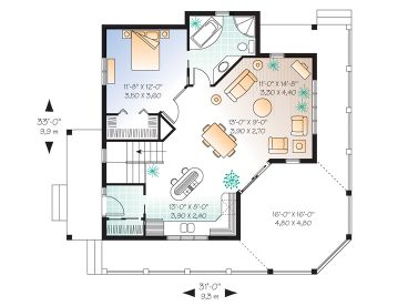 Floor Plan, 027H-0389