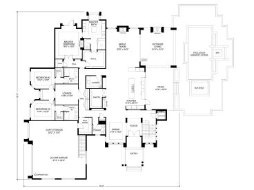 1st Floor Plan, 069H-0090