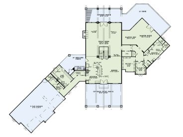 1st Floor Plan, 025H-0298