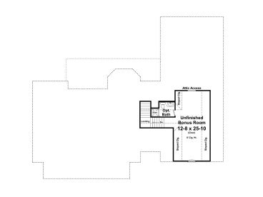 2nd Floor Plan, 001H-0155