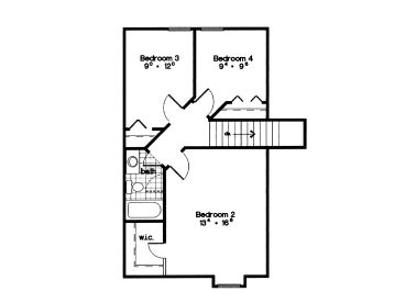 2nd Floor Plan, 043H-0027