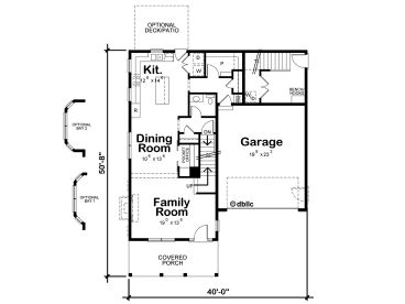 1st Floor Plan, 031H-0414