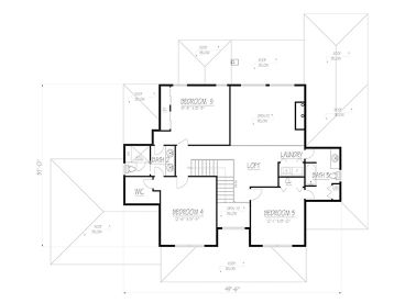 2nd Floor Plan, 068H-0042