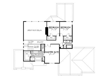 2nd Floor Plan, 023H-0037