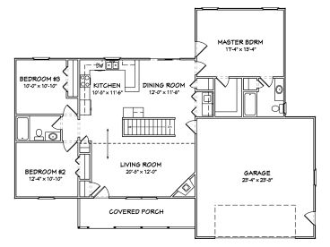 Floor Plan, 048H-0056