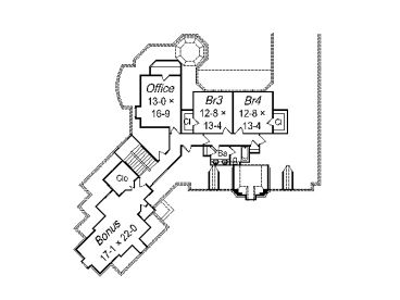 2nd Floor Plan, 061H-0147