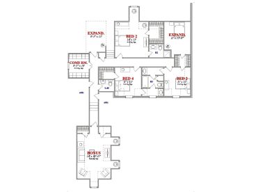 2nd Floor Plan, 073H-0068