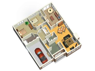 Floor Plan, 072H-0042