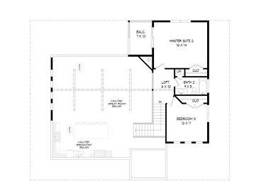 2nd Floor Plan, 062H-0468