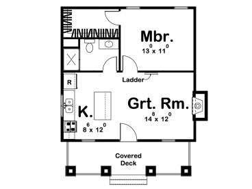 1st Floor Plan, 050H-0147