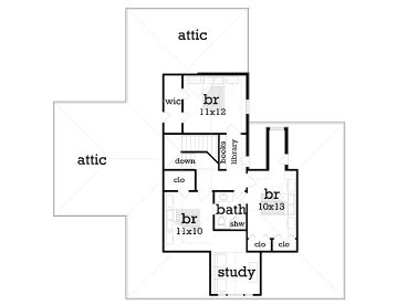 2nd Floor Plan, 021H-0250