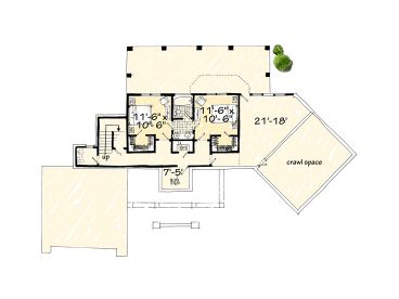 2nd Floor Plan, 066H-0018