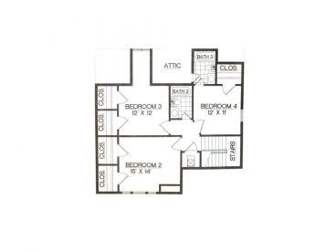 2nd Floor Plan, 021H-0248